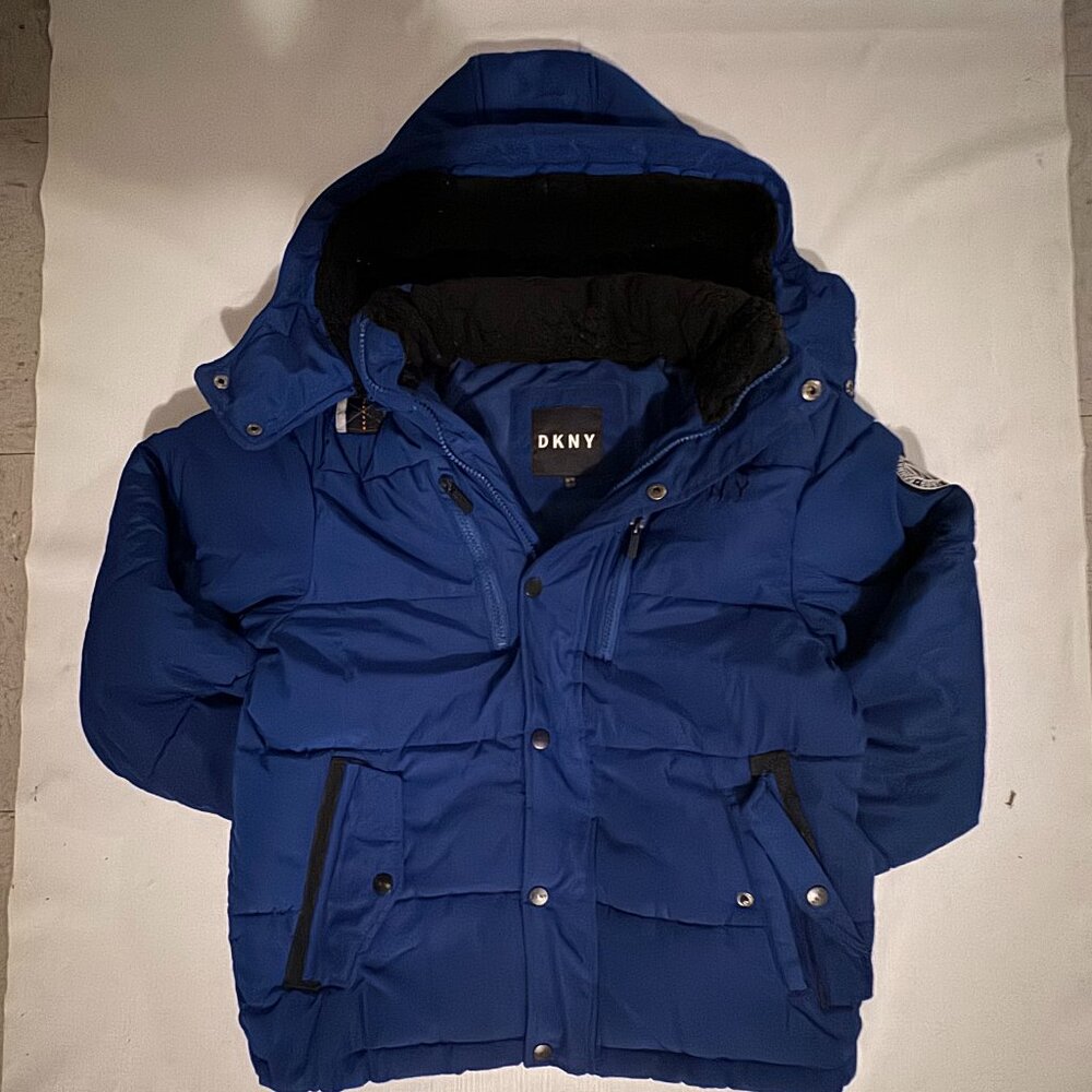 Boys- Size Medium, 10-12, Blue Coat